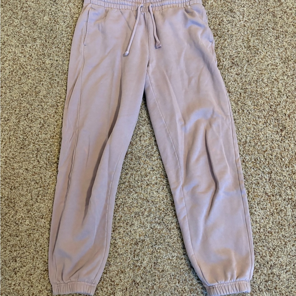 Lavender Aritzia TNA Jogger Pants